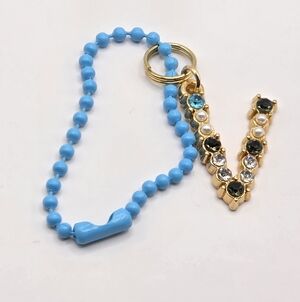 Initial Keychain/Tumbler Charm